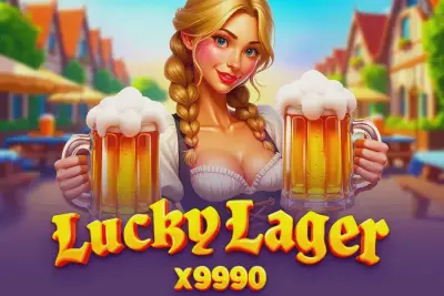 Lucky Lager x9990 slot artwork