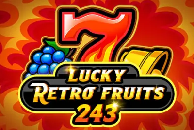Lucky Retro Fruits 243 slot artwork