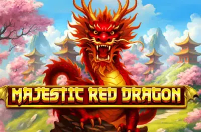 Majestic Red Dragon slot artwork