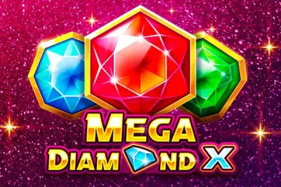 Mega Diamond X slot artwork