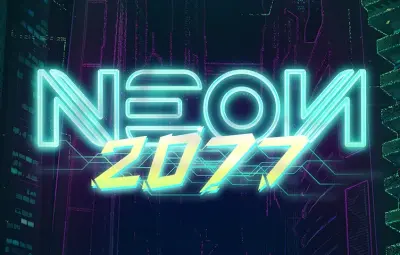 Neon 2077 slot artwork