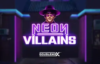 Neon Villains DoubleMax slot artwork