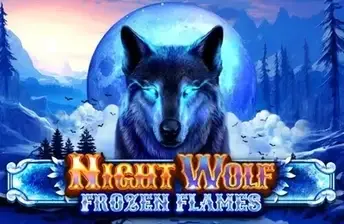 Night Wolf - Frozen Flames slot artwork