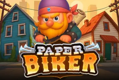 Paper Biker slot artwork