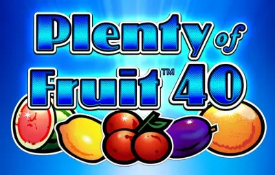 Plenty of Fruit 40 slot artwork