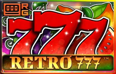 Retro 777 slot artwork