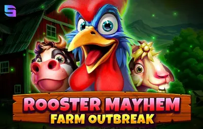 Rooster Mayhem Farm Outbreak slot artwork