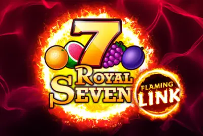 Royal Seven Flaming Link slot artwork