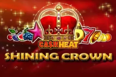 Shining Crown Cash Heat slot artwork