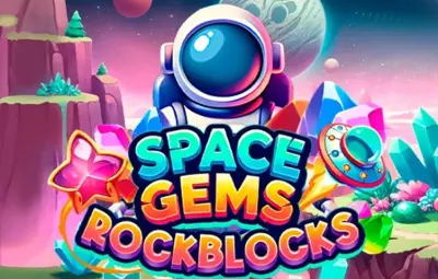 Space Gems Rockblocks slot artwork