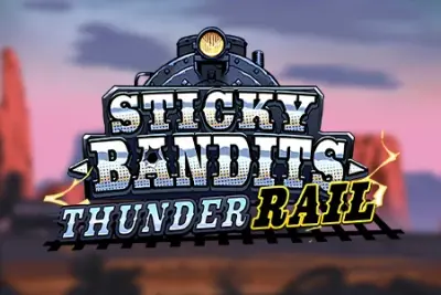 Sticky Bandits Thunder Rail slot artwork