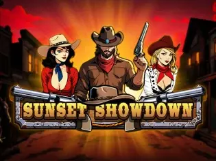Sunset Showdown slot artwork