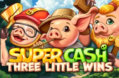 Super Cash: Three Little Wins slot artwork