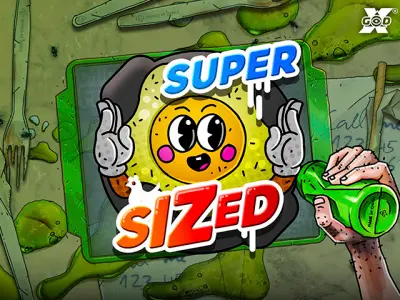 Supersized slot artwork