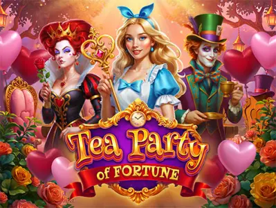 Tea Party of Fortune slot artwork