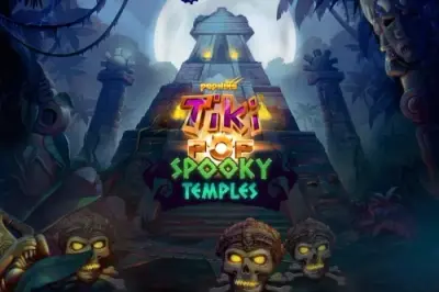 TikiPop Spooky Temples slot artwork