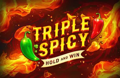 Triple Spicy Hold and Win slot artwork
