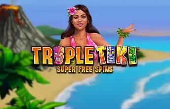 Triple Tiki Super Free Spins slot artwork