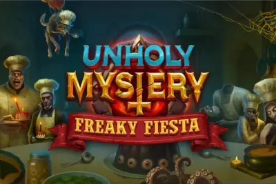 Unholy Mystery: Freaky Fiesta slot artwork