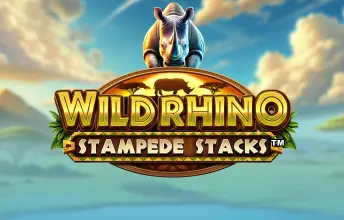 Wild Rhino Stampede Stacks slot artwork