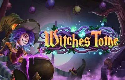 Witches Tome slot artwork