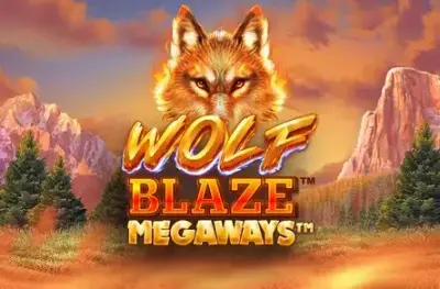 Wolf Blaze Megaways slot artwork