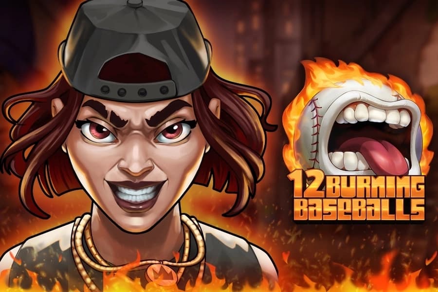 12 Burning Baseballs by Print Studios
