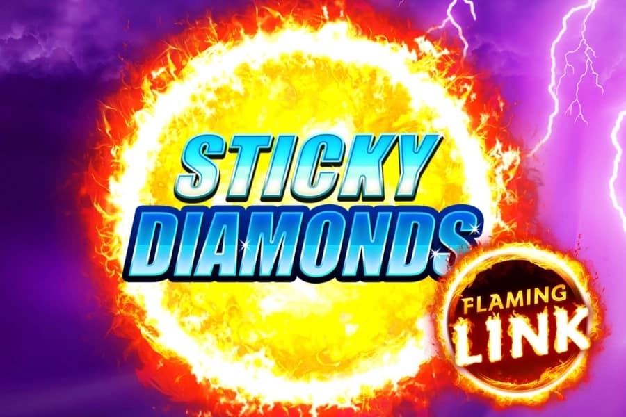 Sticky Diamonds Flaming Link by Gamomat