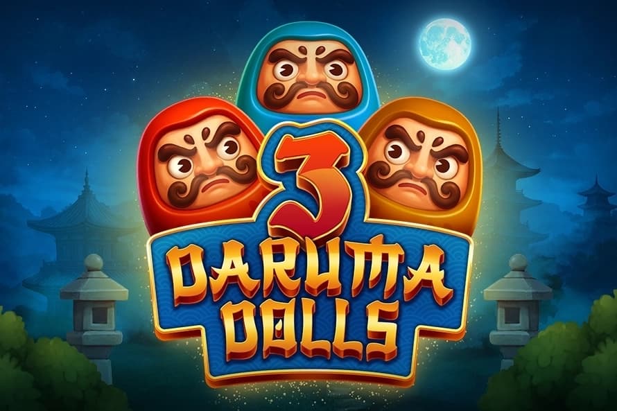 3 Daruma Dolls by Popiplay