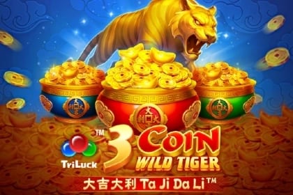 3 Coin Wild Tiger slot artwork