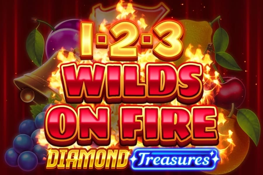 1-2-3 Wilds on Fire Diamond Treasures by Apparat Gaming