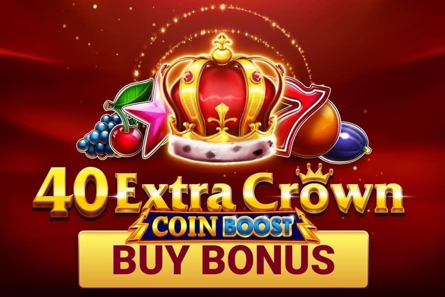40 Extra Crown Coin Boost by Amusnet