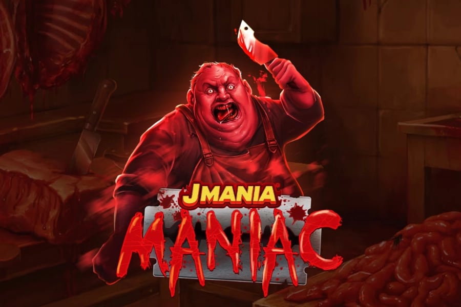 J Mania Maniac slot artwork