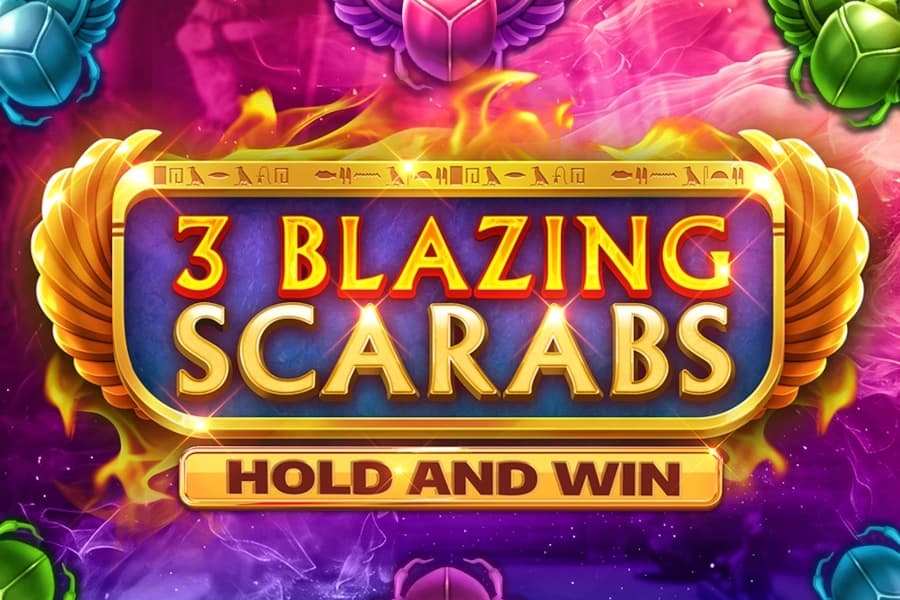 3 Blazing Scarabs Hold and Win by Kalamba Games